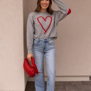 With an Open Heart Valentine Sweater